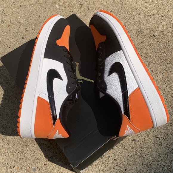 Brandnew Jordan 1 Low Golf “Starfish” Size 10.5 Men 12 W - Picture 10 of 12